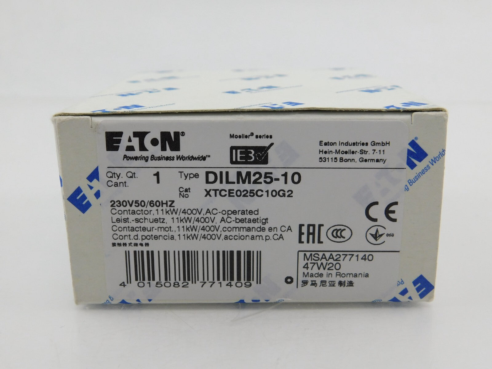 EATON Schütz DILM25-10 230V 50/60 Hz