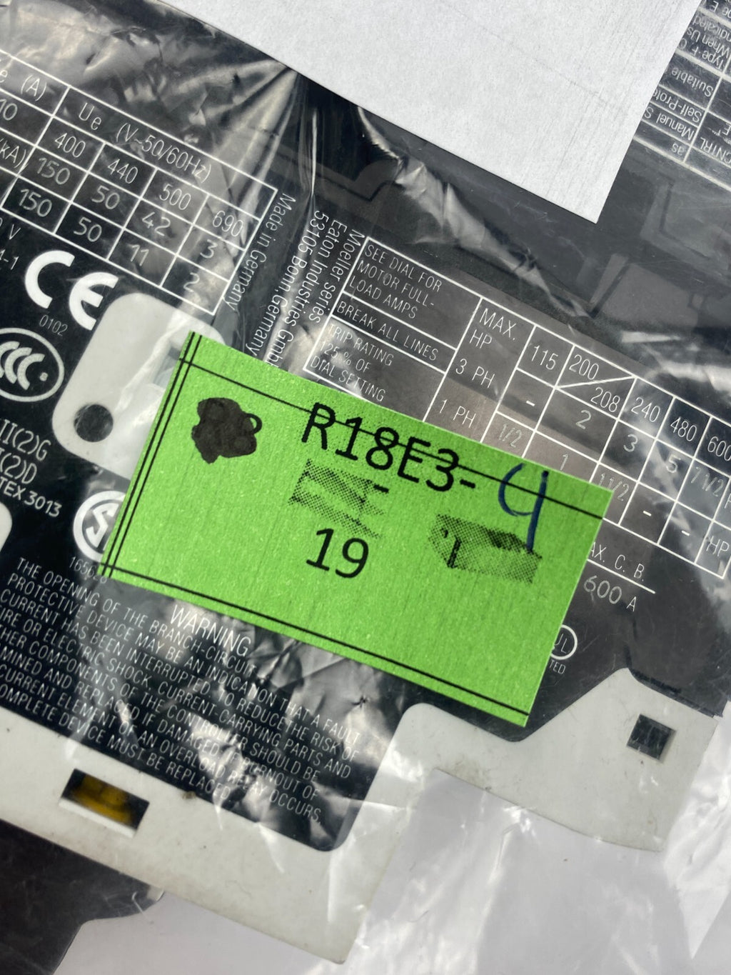 EATON PKZM0-10 XTPR010BC1 10A