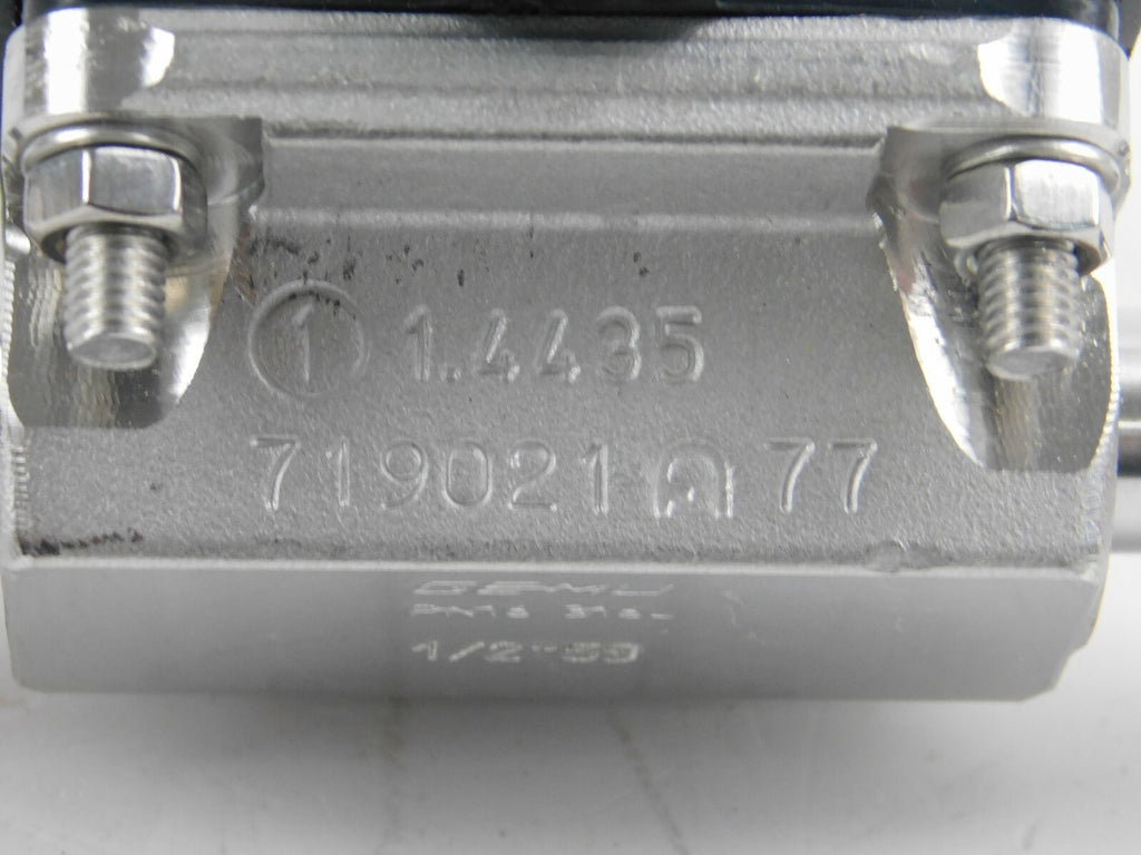 Gemü Metall Membranventil 615 15D 59401311/N PS 6,0bar