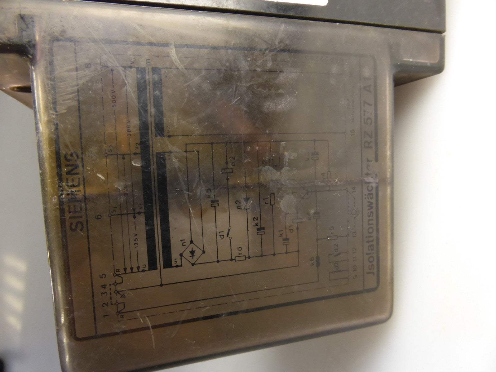 SIEMENS Isolationswächter RZ577A1; Nr.S: 30760158; 0269PN; 125-500V; 50Hz 
