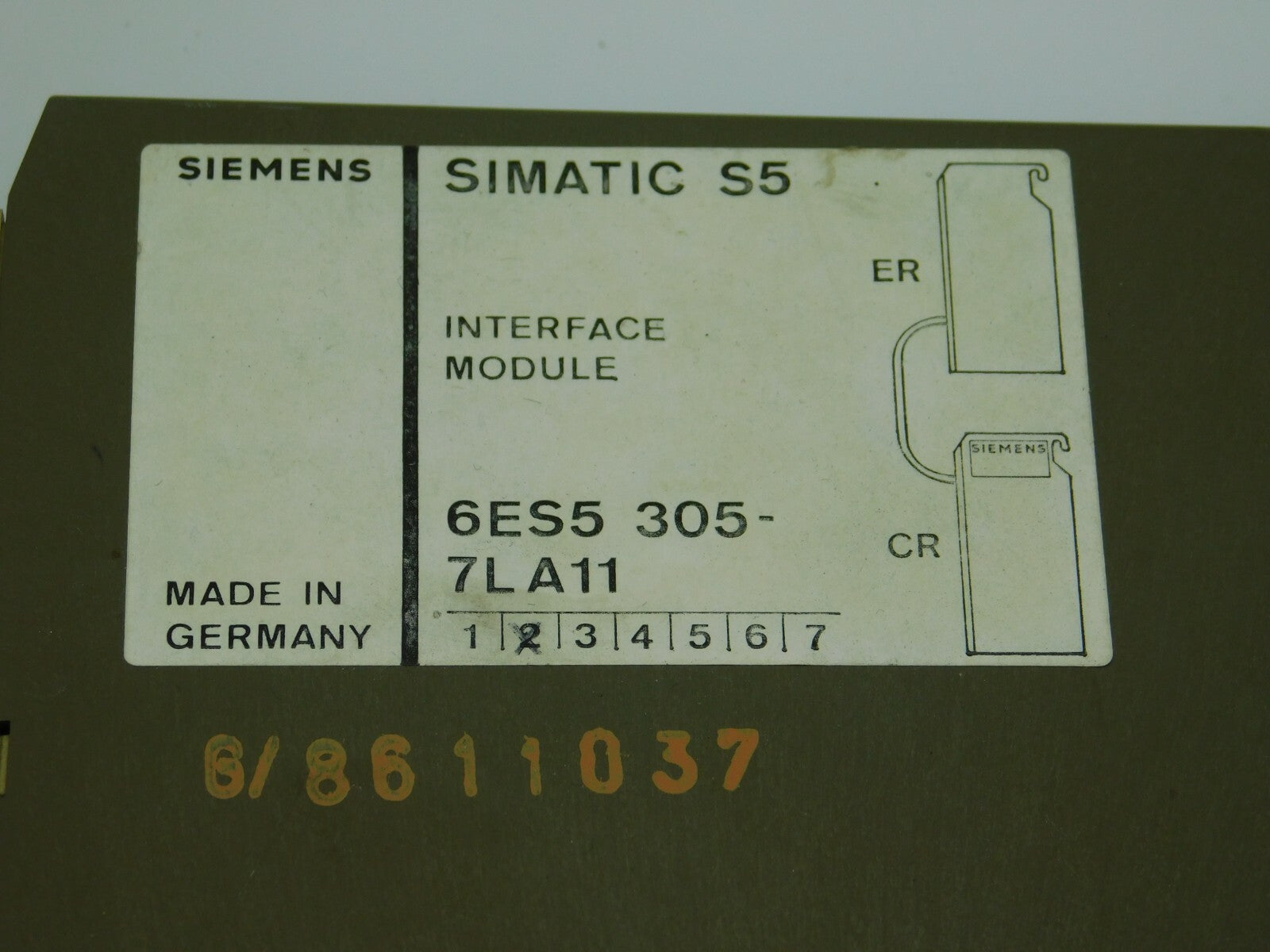 SIEMENS SIMATIC S5 6ES5 305-7LA11 INTERFACE MODULE  