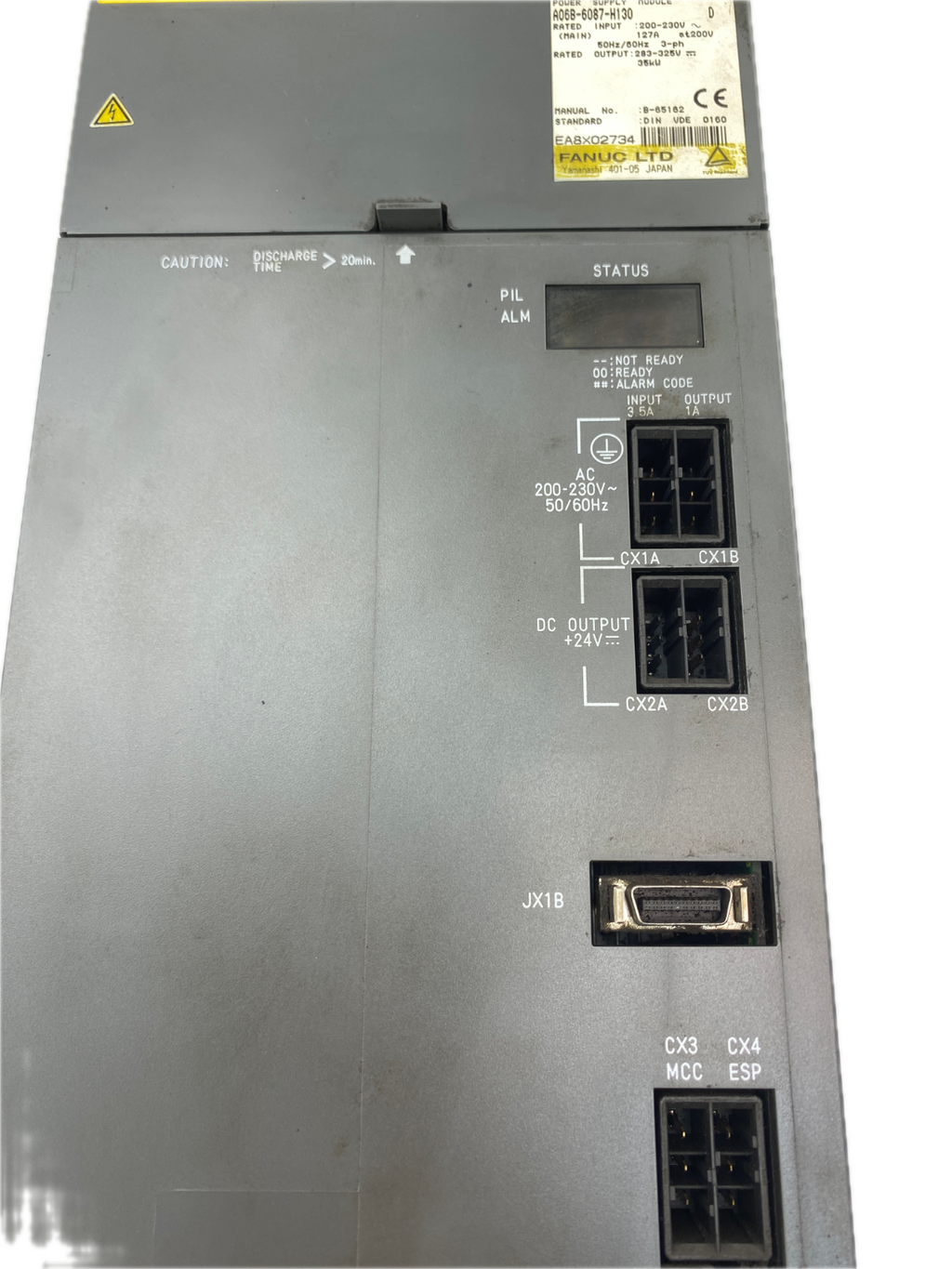 FANUC POWER SUPPLY MODULE  A06B-6087-H130