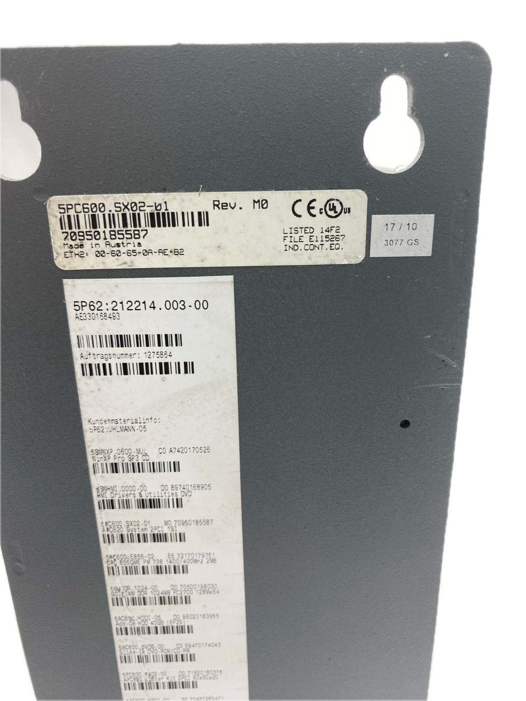 B&R 5PC600.5X02-01