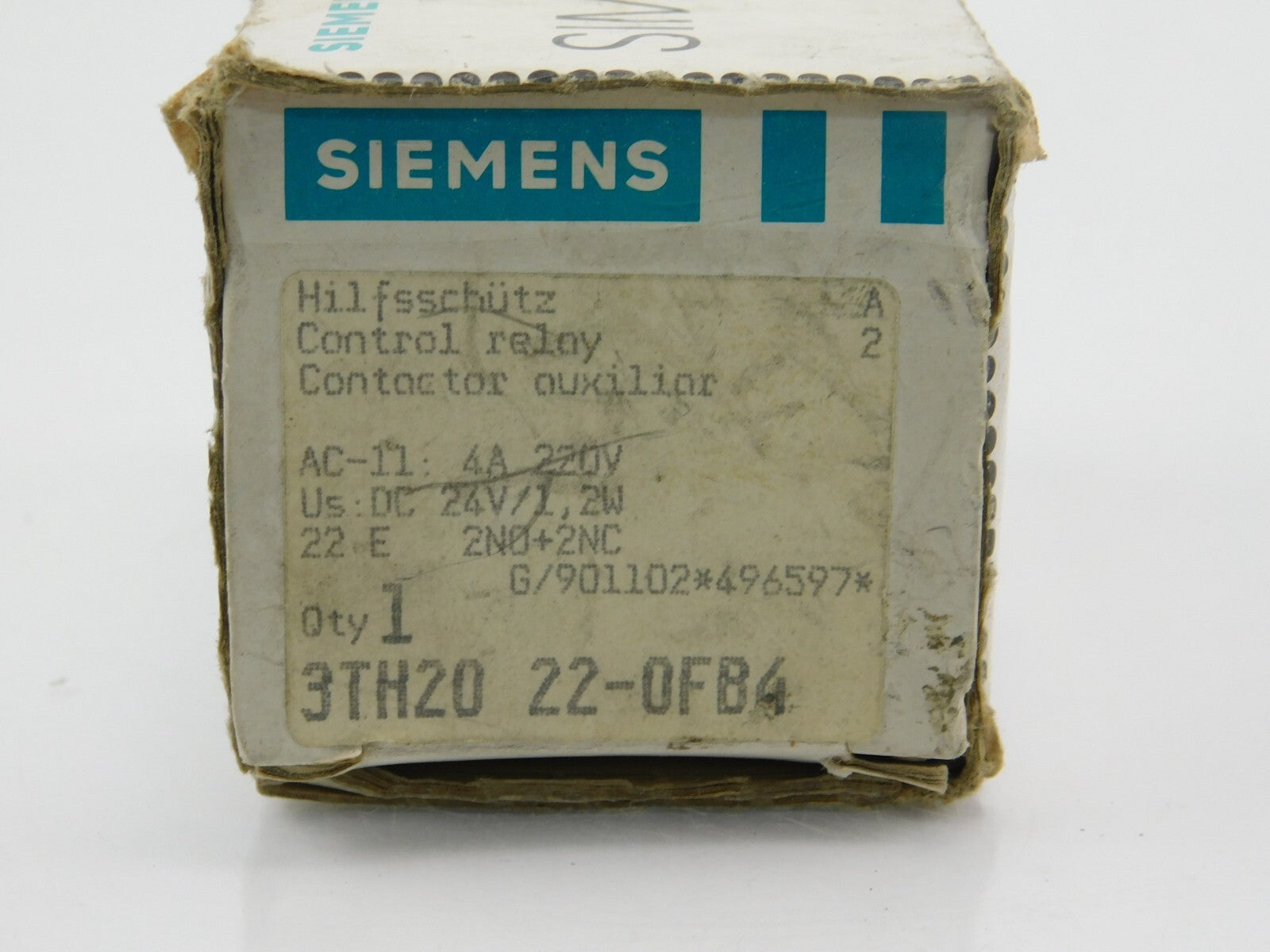 Siemens Hilfsschütz 3TH20 22-FB4 4a 220V