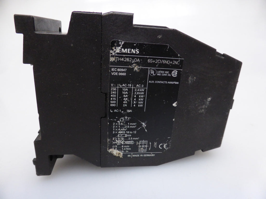 Siemens Schütz 3TH4262-0A 6S+2Ö/6NO+2NC