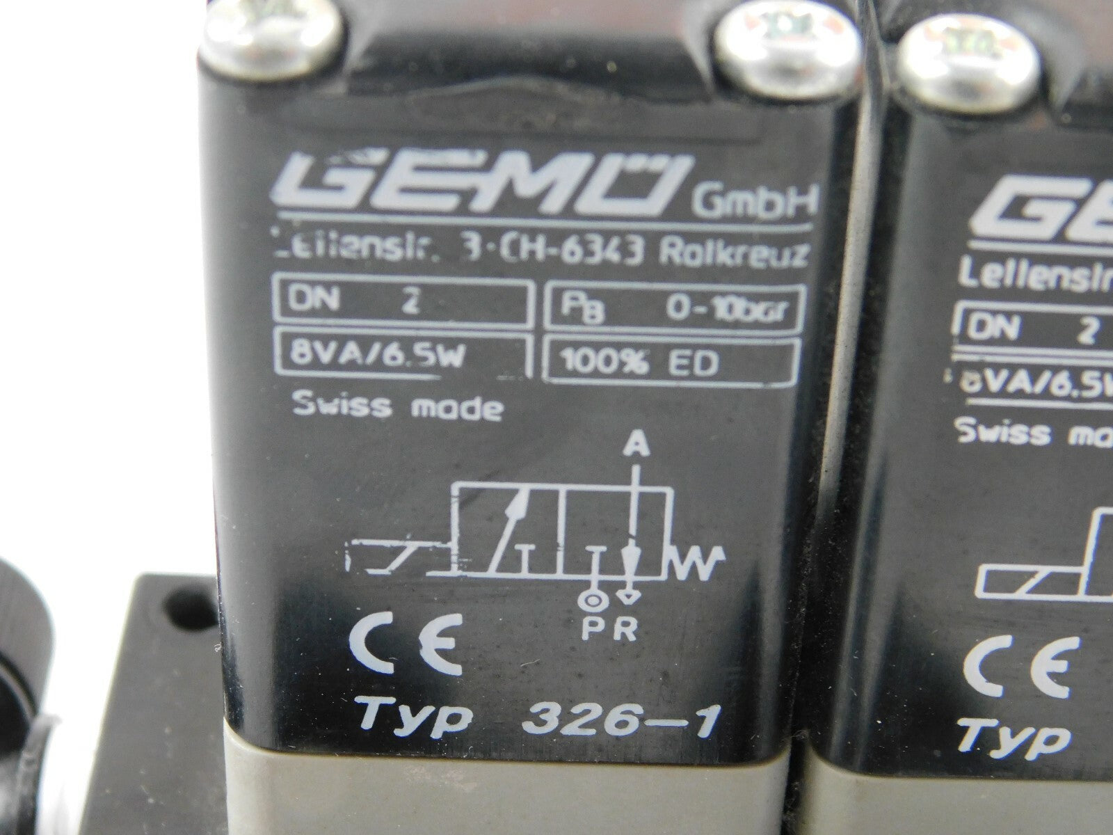Gemü Typ 326-1 Magnetventil Reihe 6 teilig