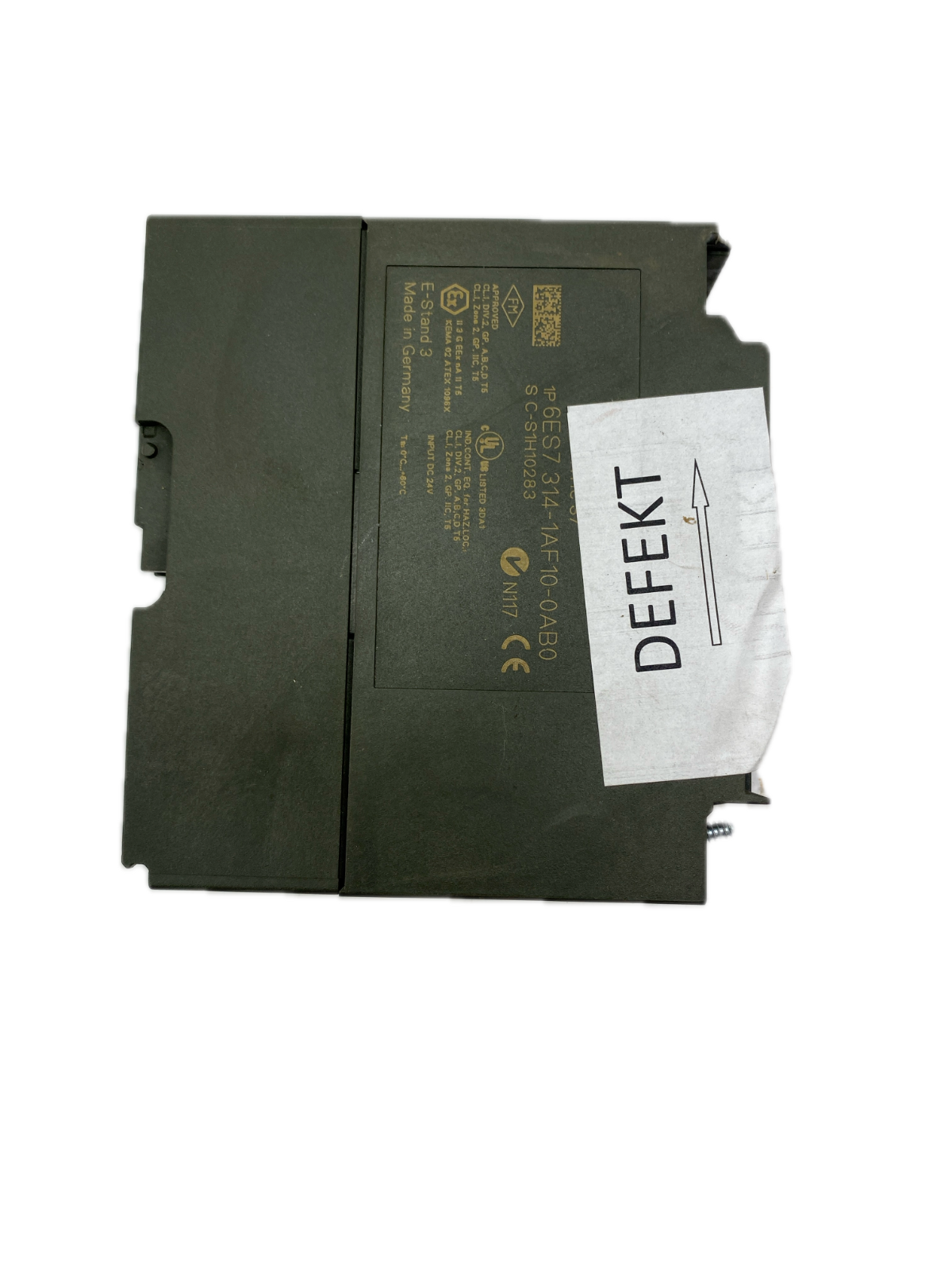 SIEMENS CPU314 SIMATIC S7 6ES7 314-1AF10-0AB0 ... Defekt