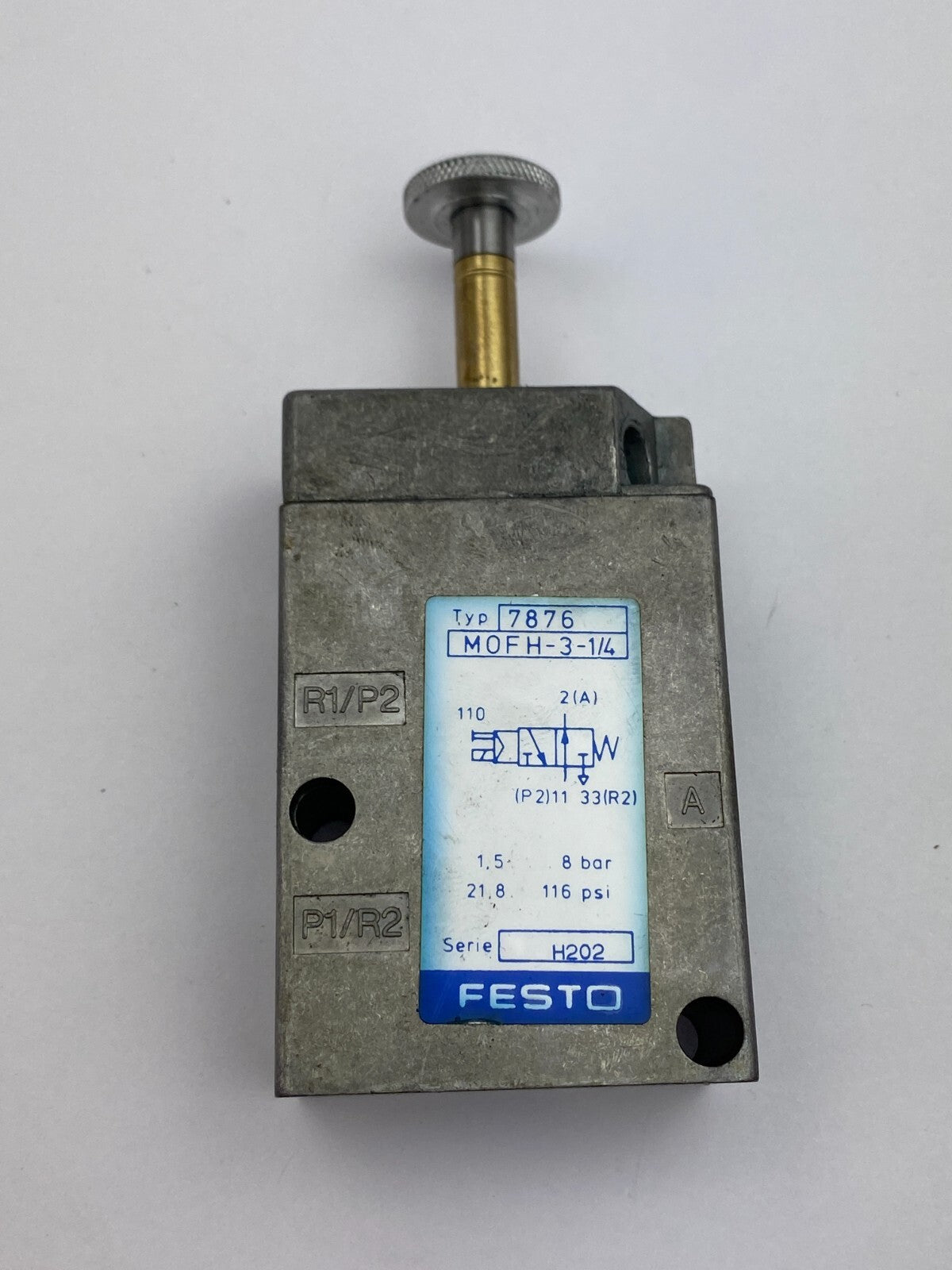 FESTO 7876 MOFH-3-1/4 H202
