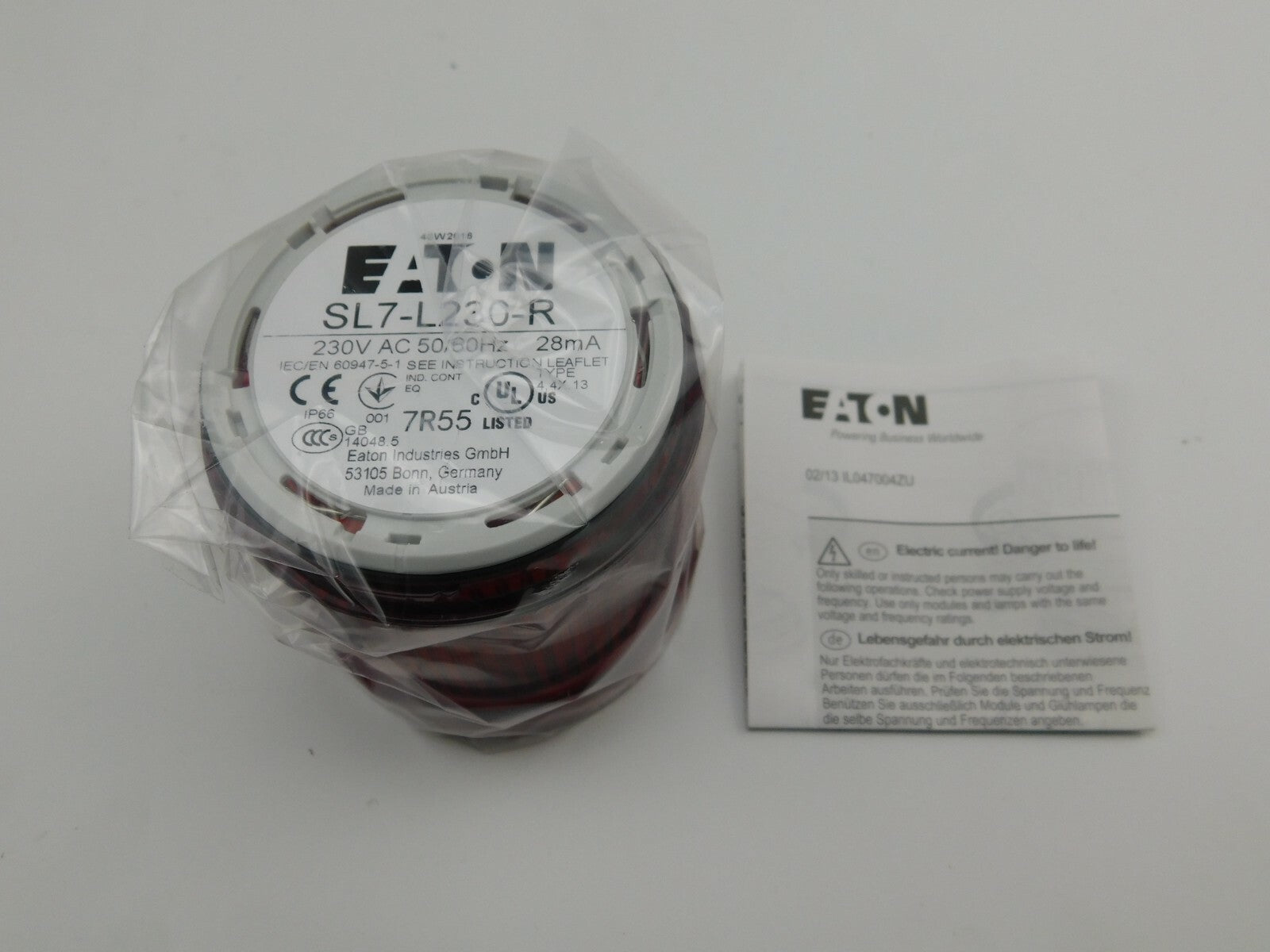 EATON SL7-L230-R LED ROT 230 V, 70 MM