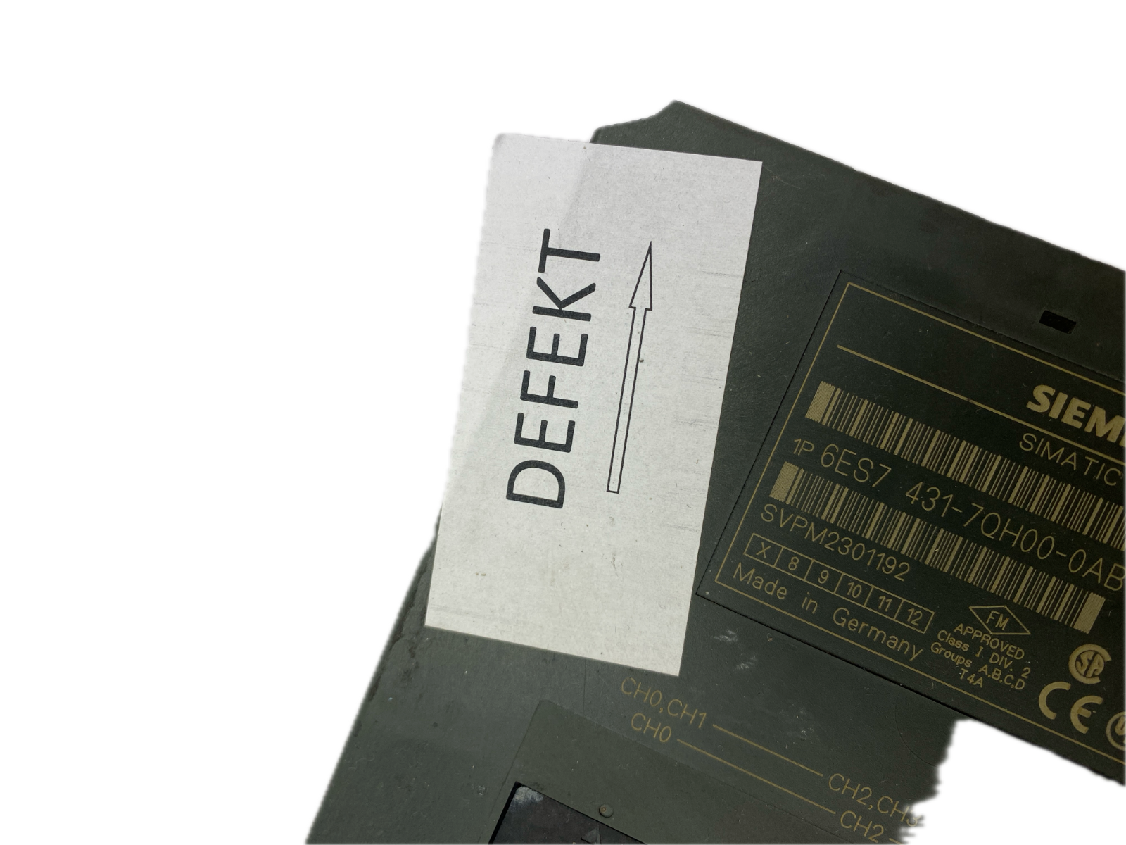 SIEMENS SIMATIC S7 6ES7 431-7QH00-0AB0...Defekt