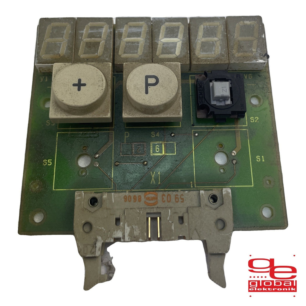 Siemens Anzeigemodul 6SC6500-0UB02 / 462 500.9091.02 Bedienfeld Platine