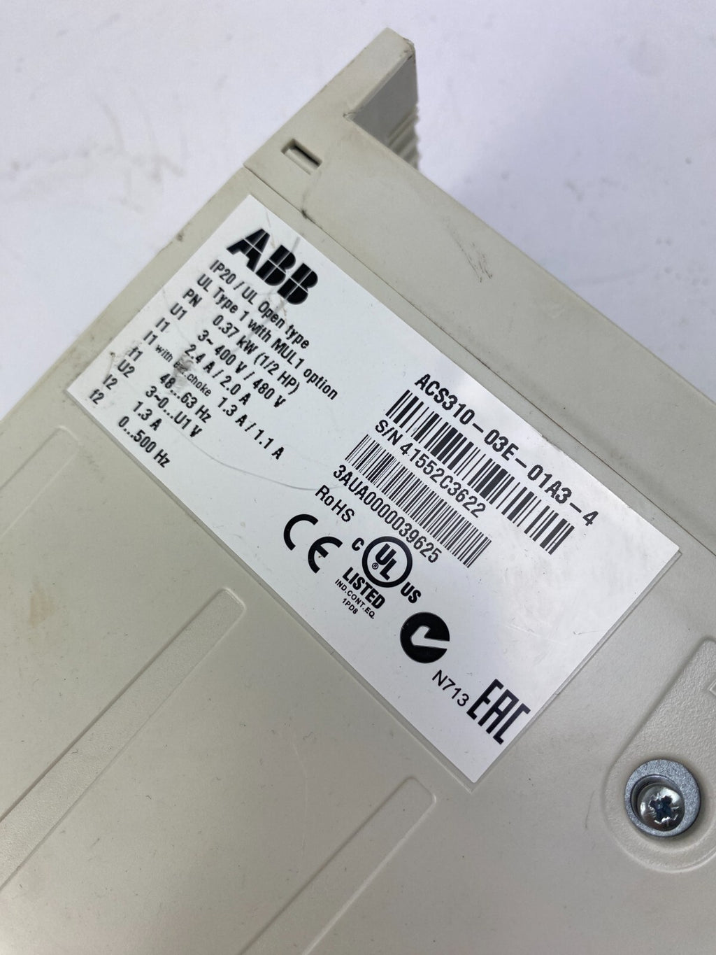 ABB ACS310-03E-01A3-4