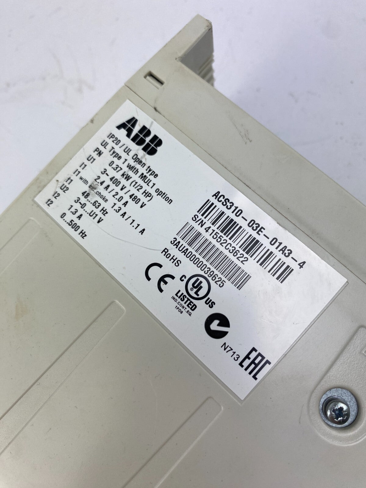ABB ACS310-03E-01A3-4