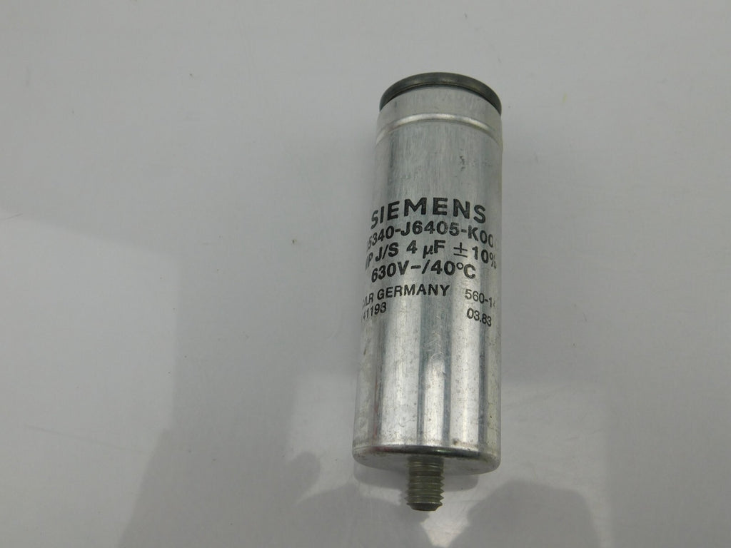 Siemens B25340-J6405 K000 MpJ7S 4µF +- 10% 630V-/40°C ** 12 Stück**