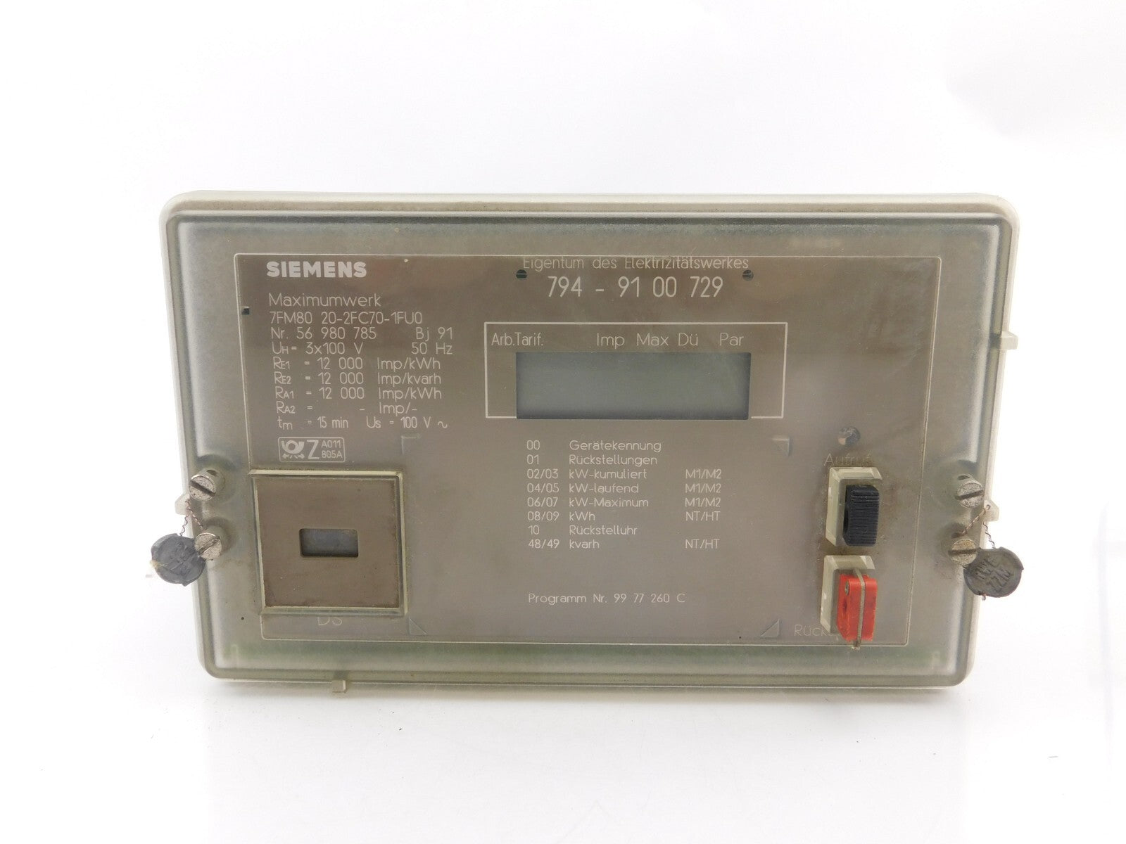 SIEMENS Maximumwerk 7FM80 20-2FC70-1FU0  CONVERTER