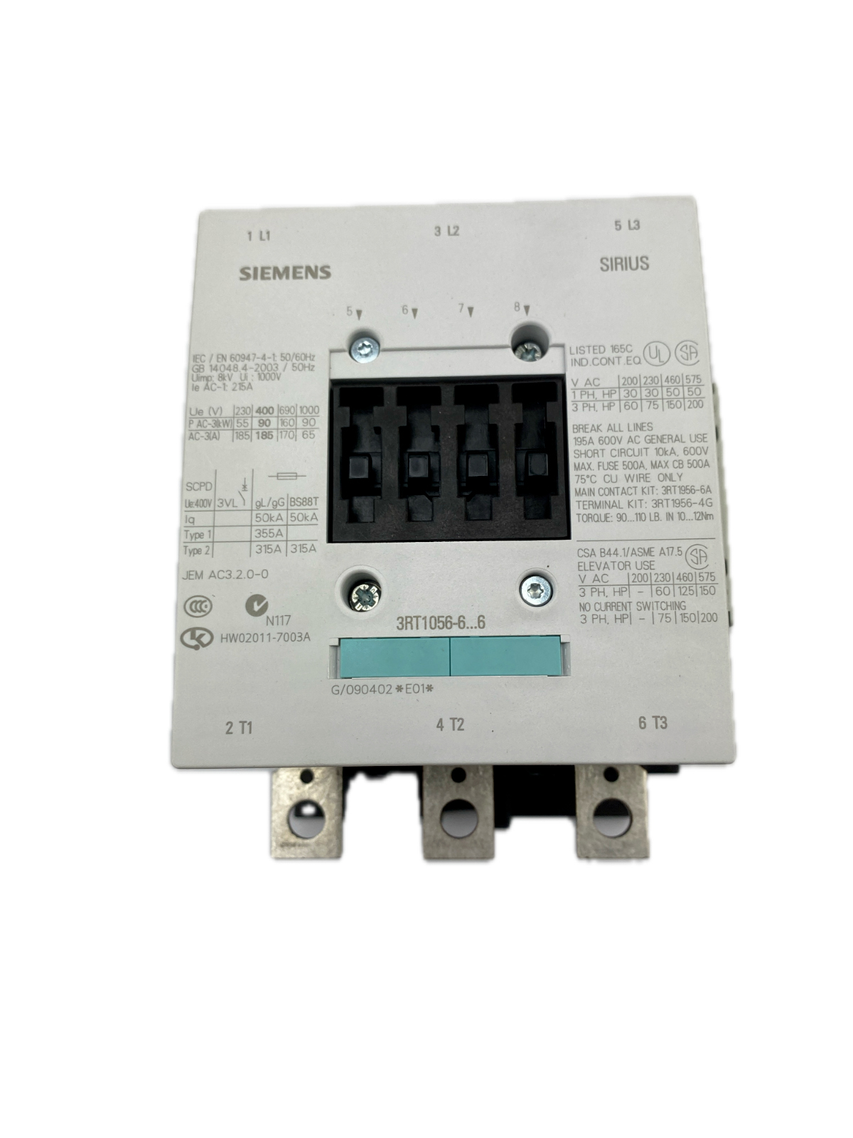 SIEMENS SIRUS 3RT1056-6...6 3RT1056-6AP36