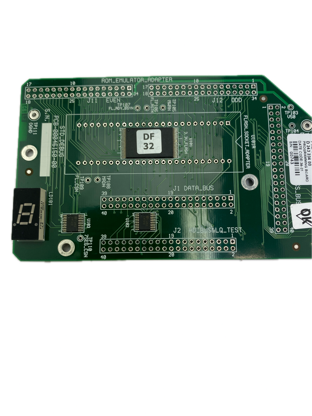 KOLLMORGEN Servotronix PRD-00461500-RC D 243 234 00 PROGRAMMING BOARD