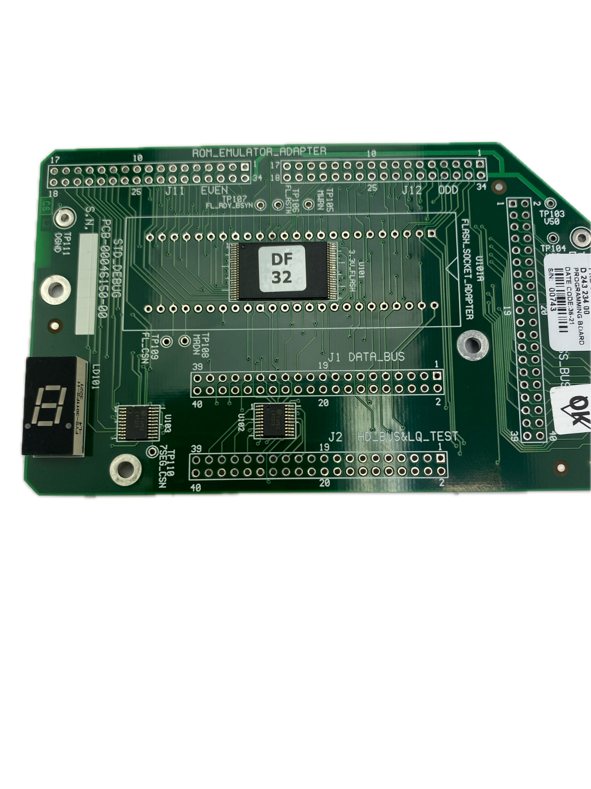 KOLLMORGEN Servotronix PRD-00461500-RC D 243 234 00 PROGRAMMING BOARD