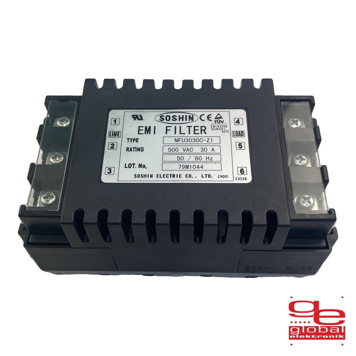 SOSHIN EMI Filter/Power Module NFU3030C-Z1