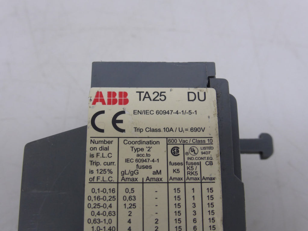 ABB TA25 DU 4,5-8,5 A