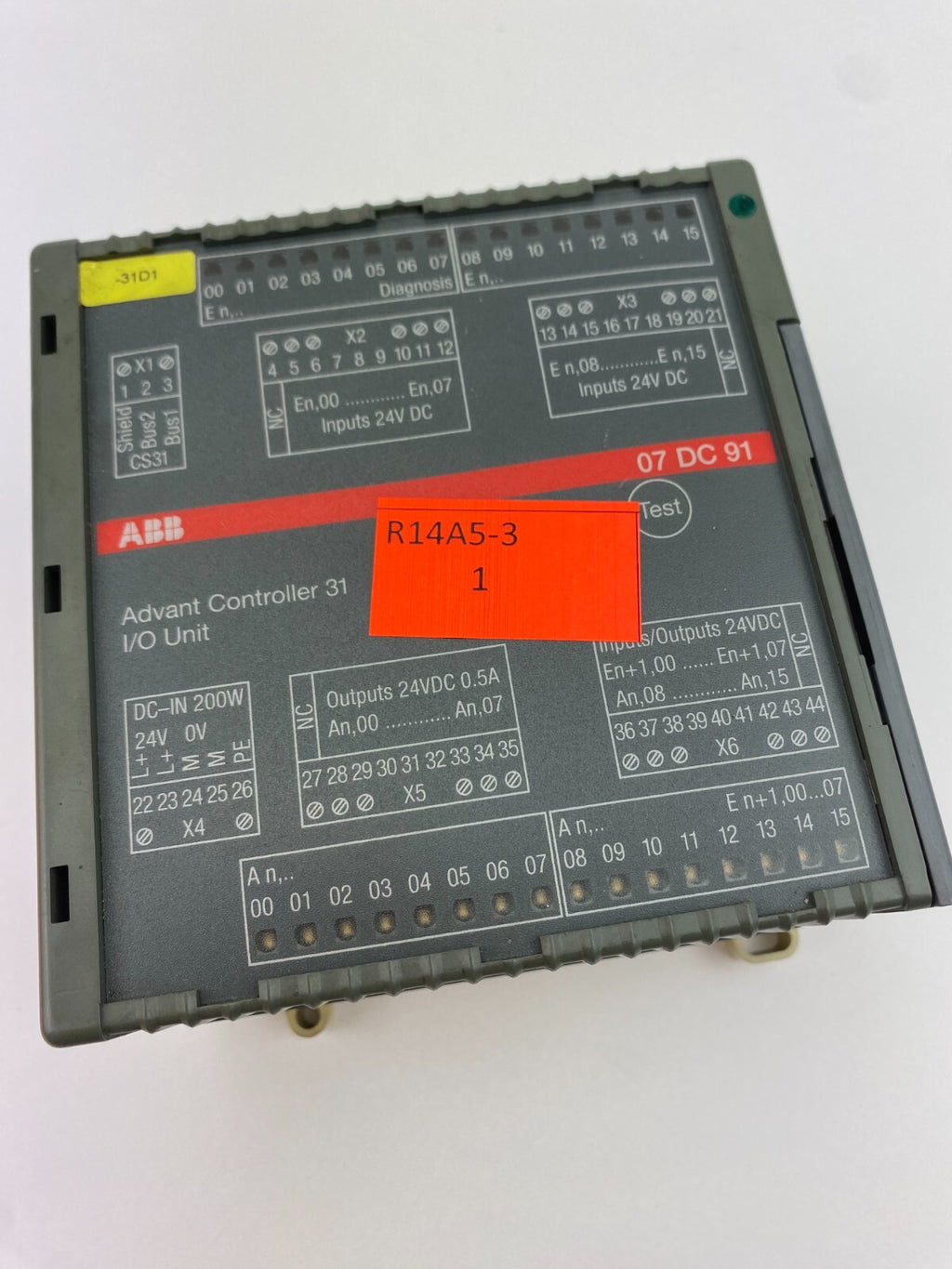 ABB 07DC91 ERR 04Ovwerload Advant Controller 31