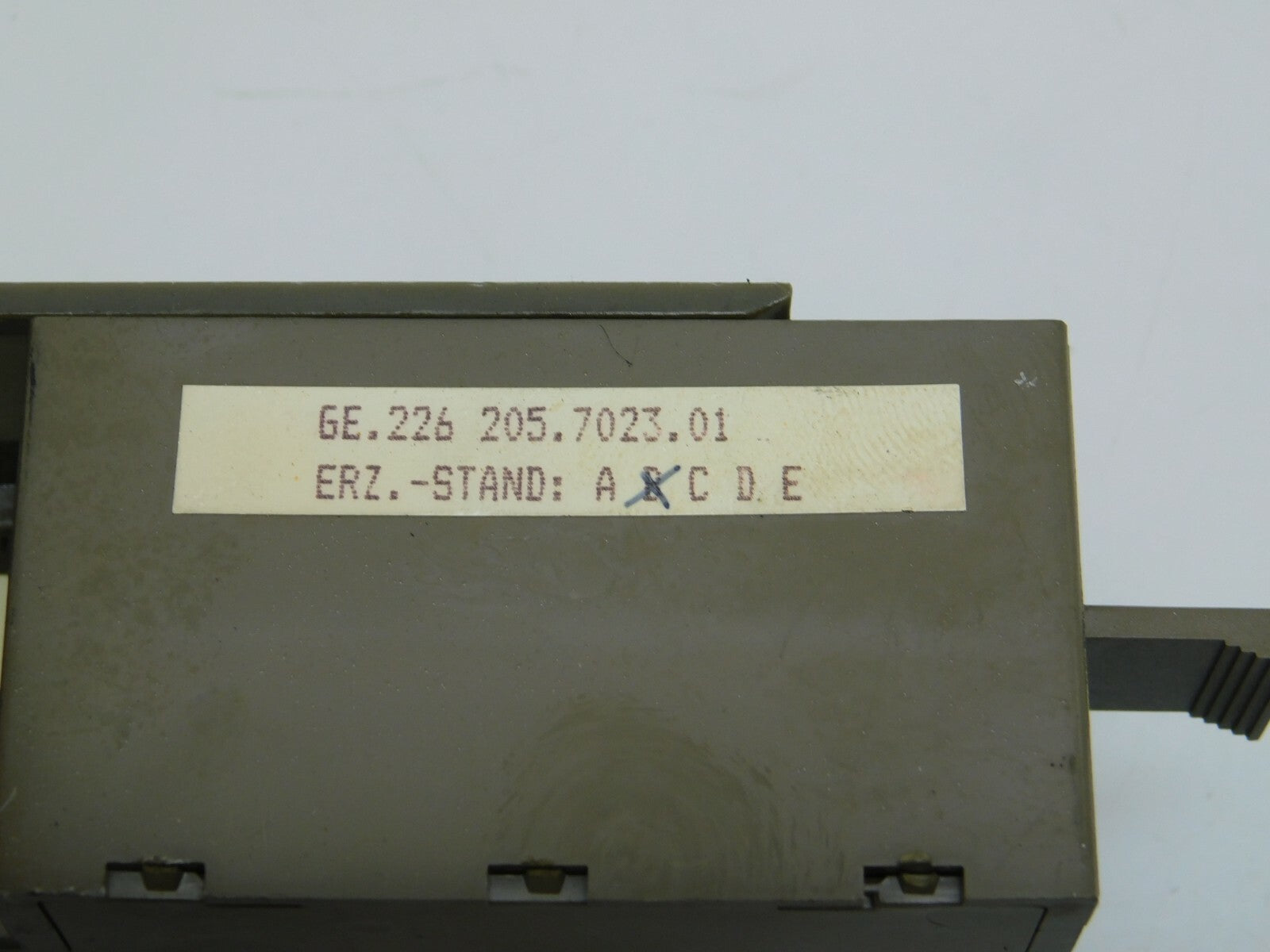 Siemens GE 226 205.9013.03 GE 226 205.7023.01