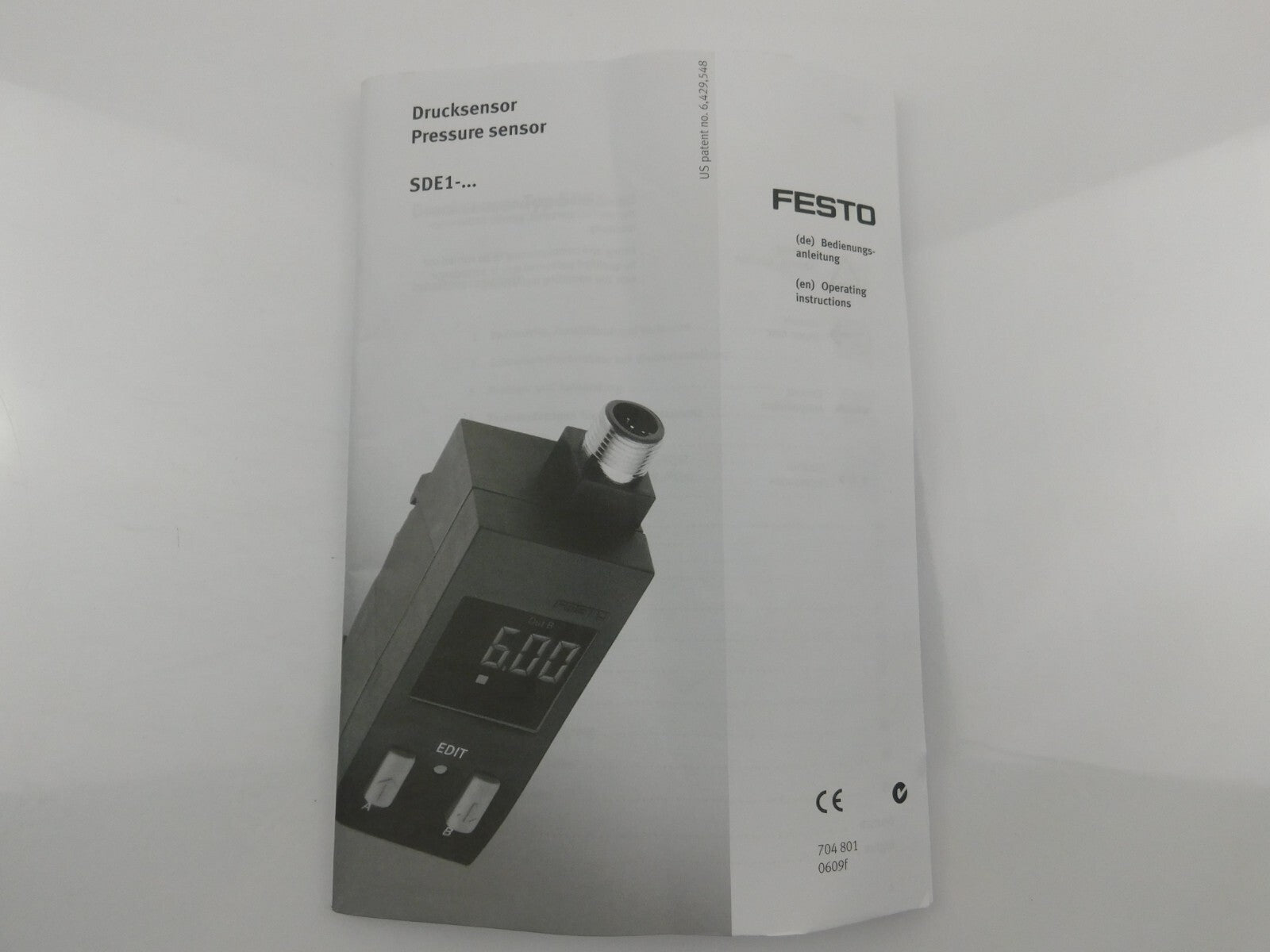 FESTO SDE1-V-G2-H18-C-P2-M8