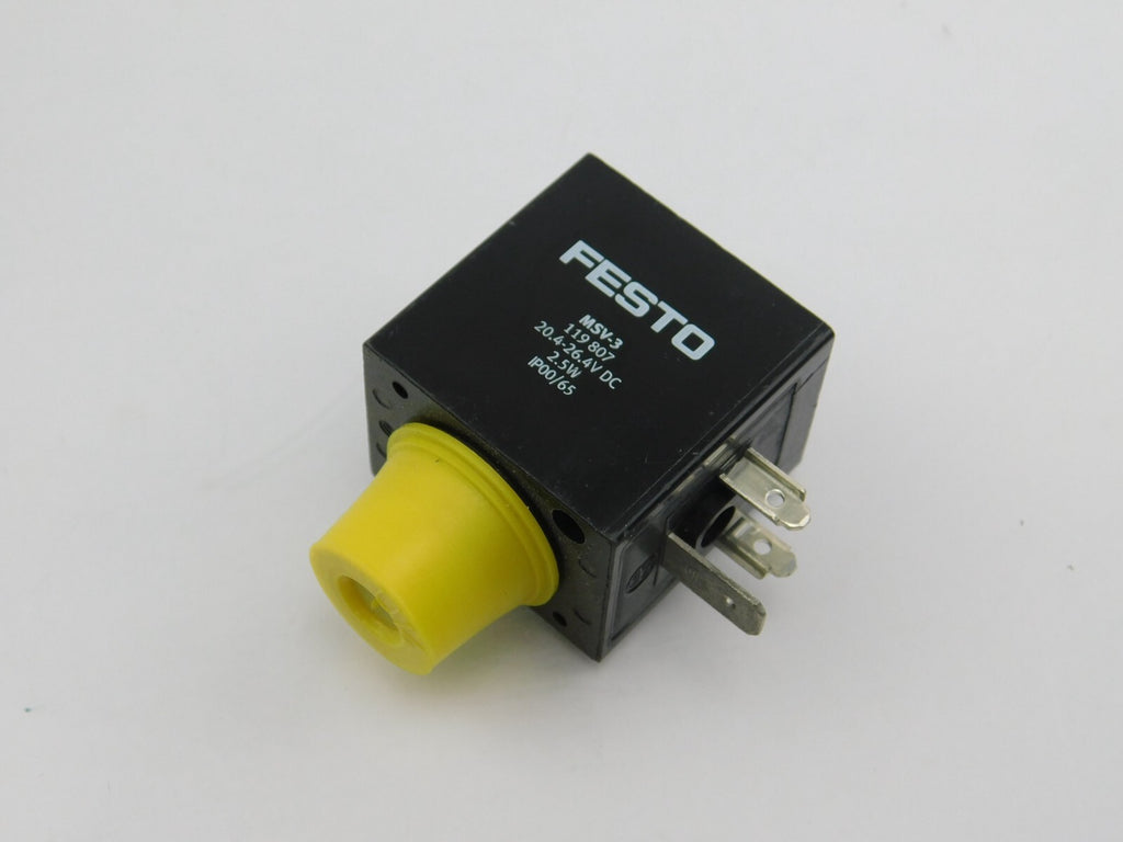 FESTO Magnetspule  MSV-3 119 807 20.4-26. 4VDC 2.5W ** 2 Stück **