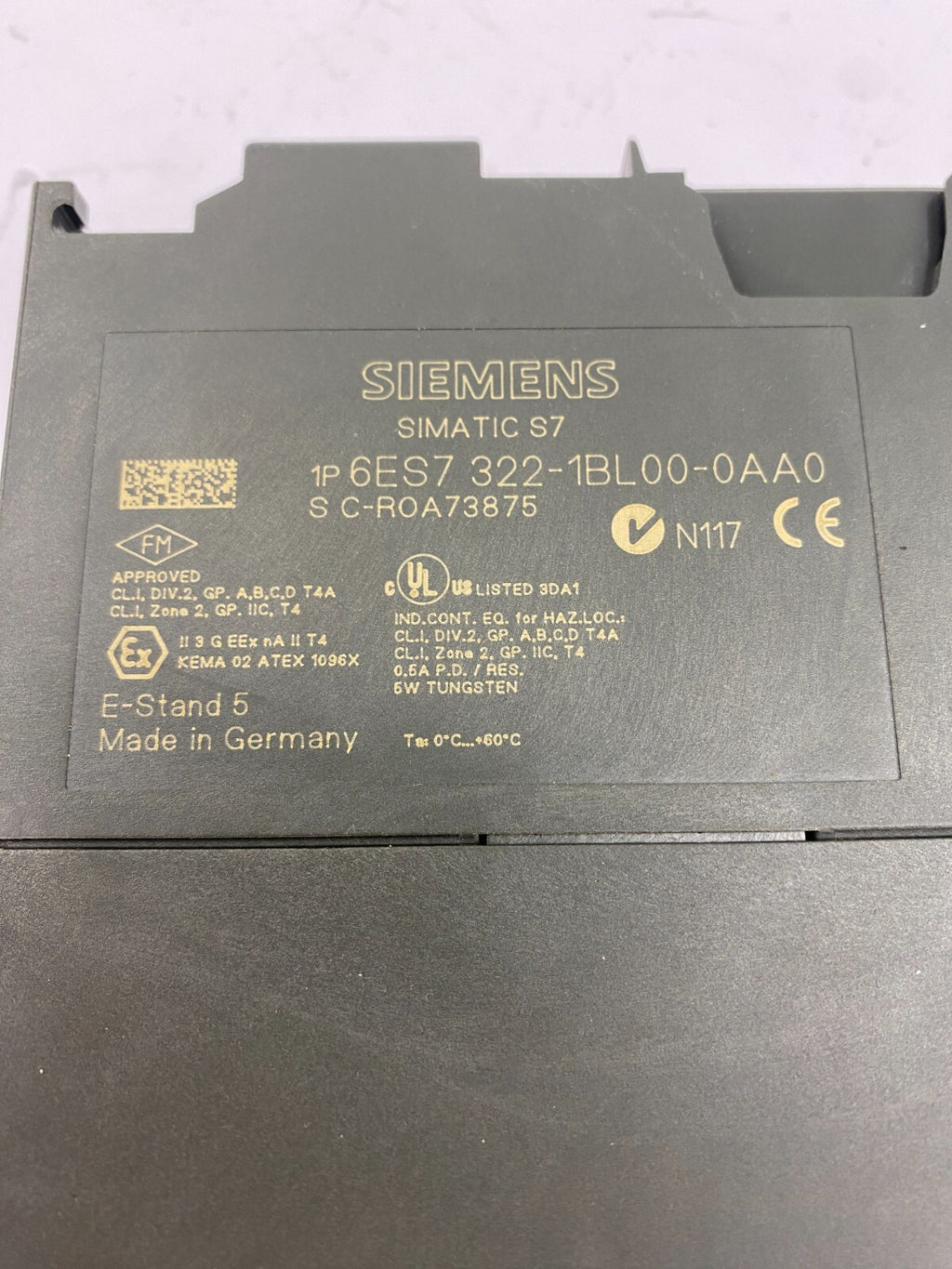 SIEMENS SIMATIC S7 6ES7 322-1BL00-0AA0 ..Defekt