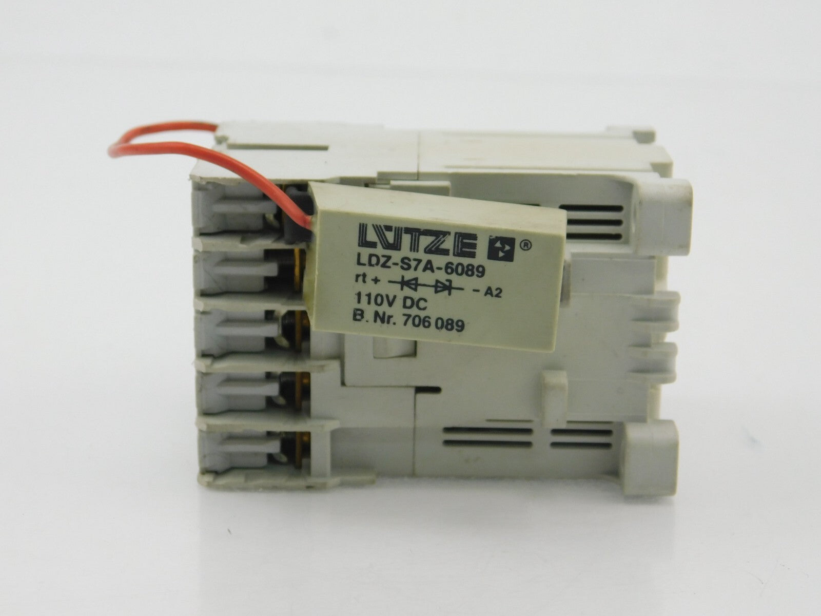 AEG LS05 01E Rail + Lutze lDZ-S7A-6089 110V DC
