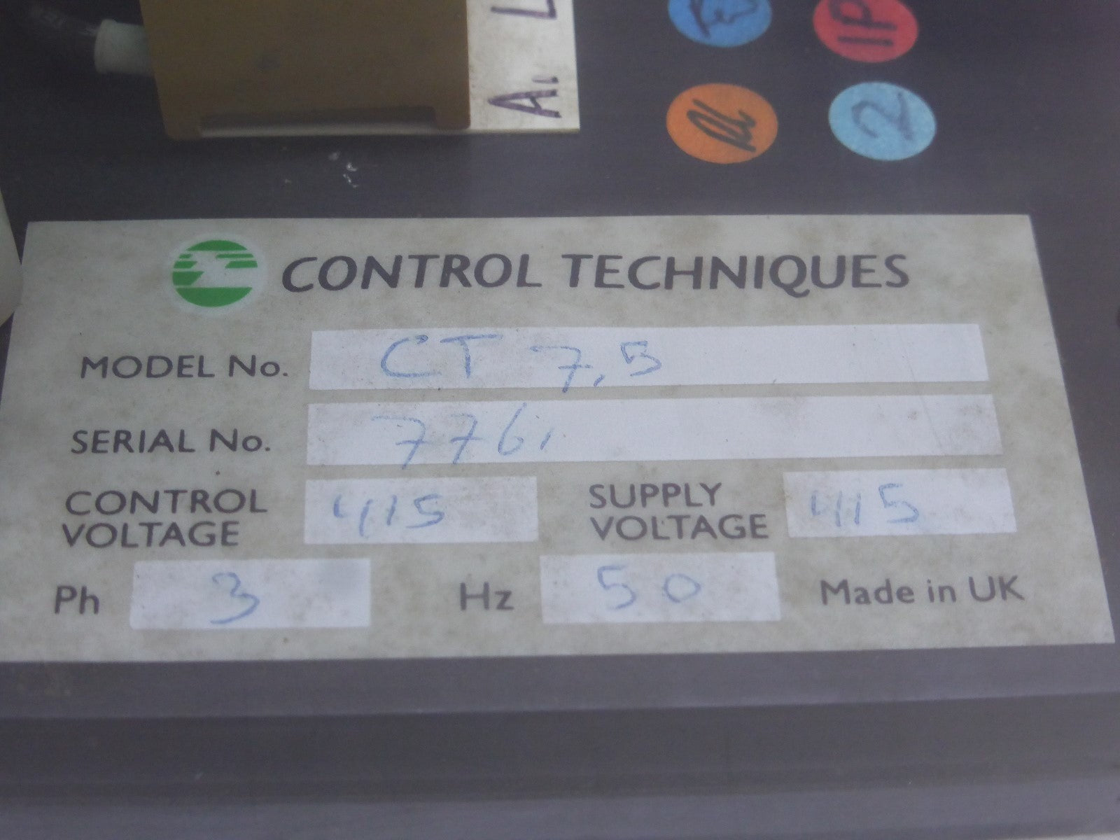 control techniques CT 7,5