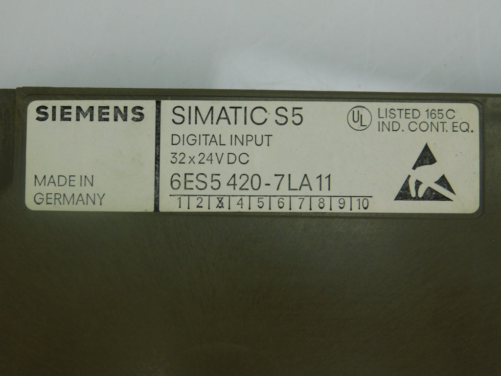 SIEMENS SIMATIC S5 DIGITAL INPUT 6ES5 420-7LA11