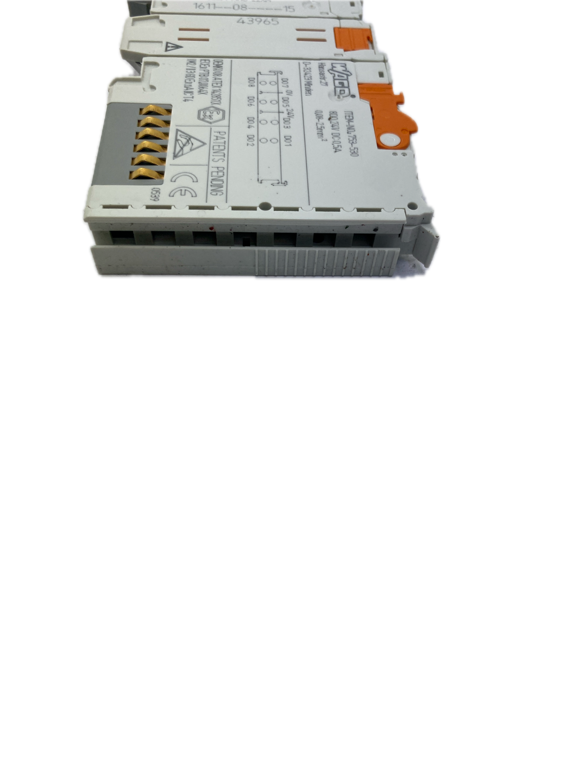 WAGO ITEM-NO. 753-530 800,24V DC 0,5A  0,08-2,5mm2