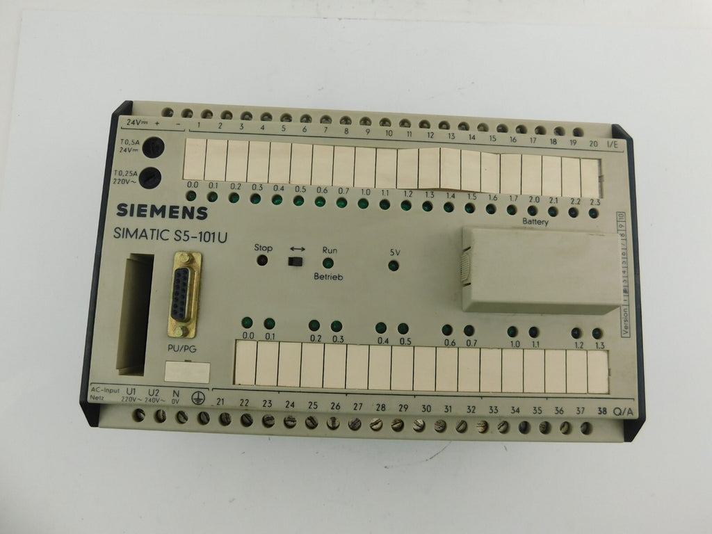 Siemens Simatic s5-101u 6es5 101-8ua11