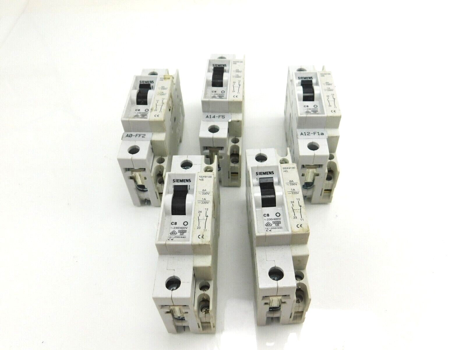 SIEMENS 5 SX21 230V 6A Leitungsschutzschalter ** 5 Stück **