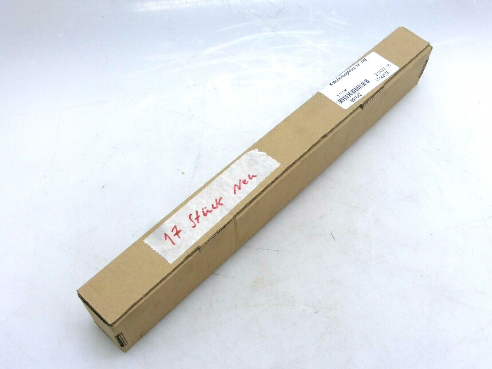 EFB Elektronik Kabelabfangleiste 19" 1HE 691660  ** 17 Stück **