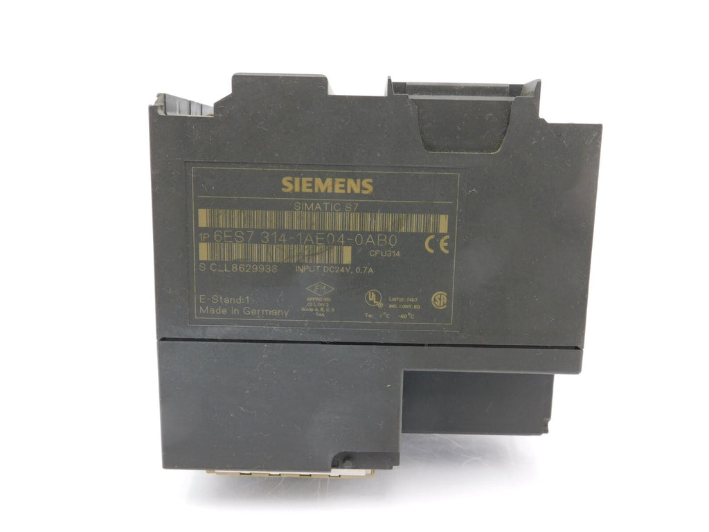 SIEMENS SIMATIC S7 6ES7 314-1AE05-0AB0 CPU 314