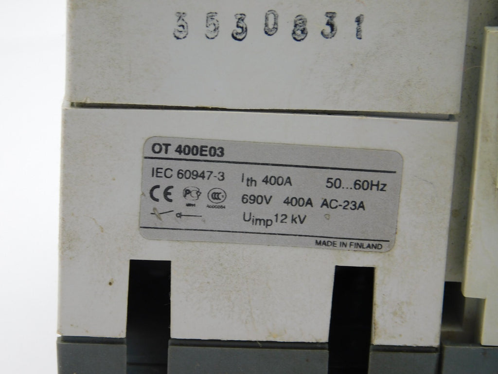 ABB OT400E03 400A 50..60HZ