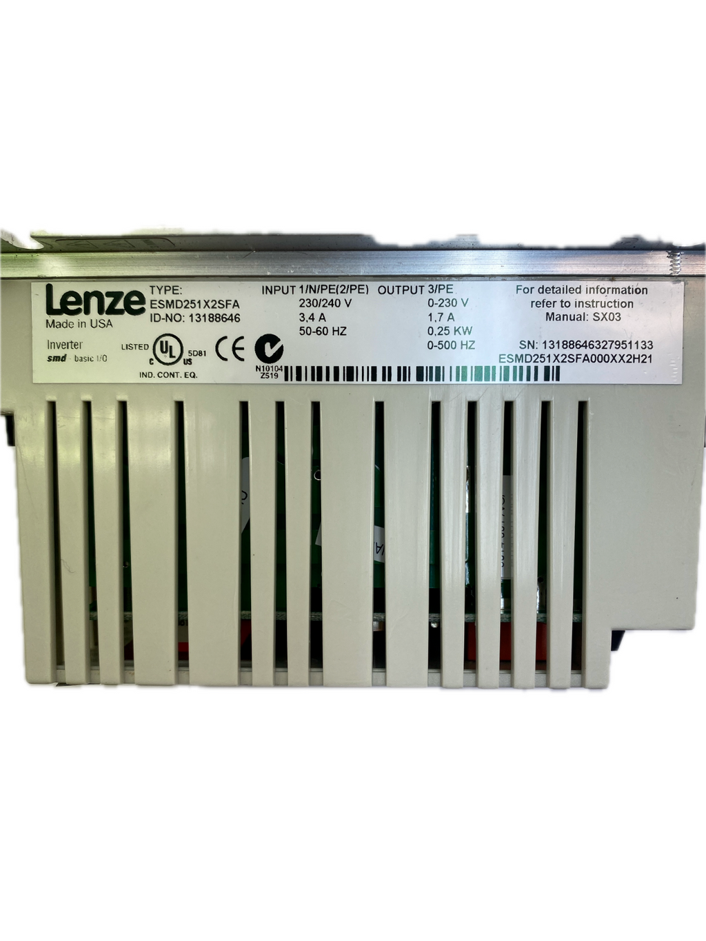 Lenze ESMD251X2SFA