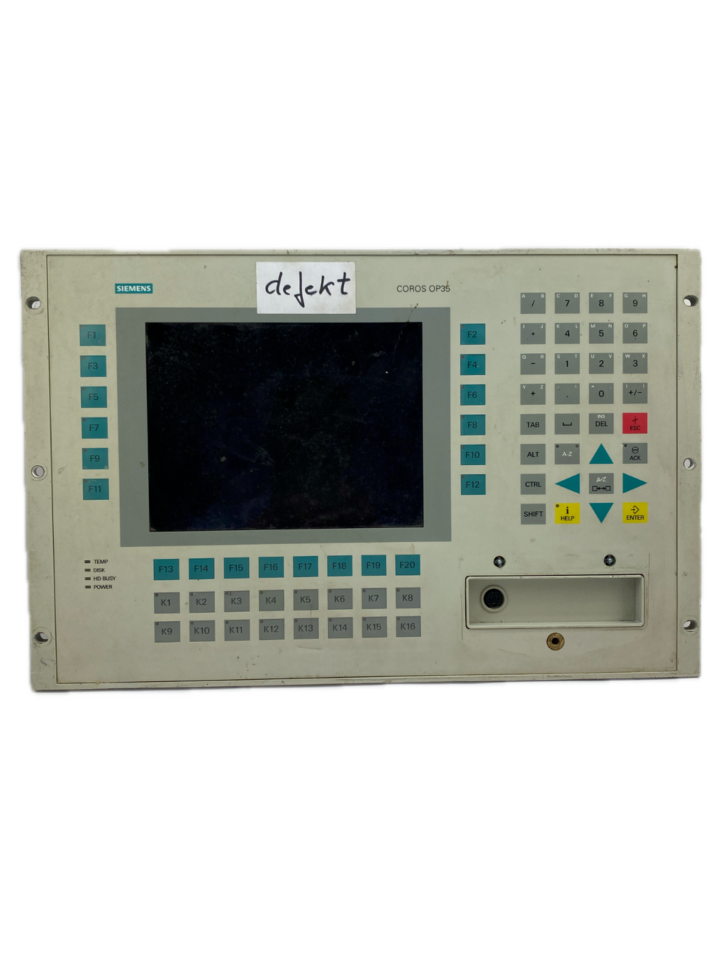 SIEMENS COROS OP35 6AV3535-1FA01-0AX0...Defekt