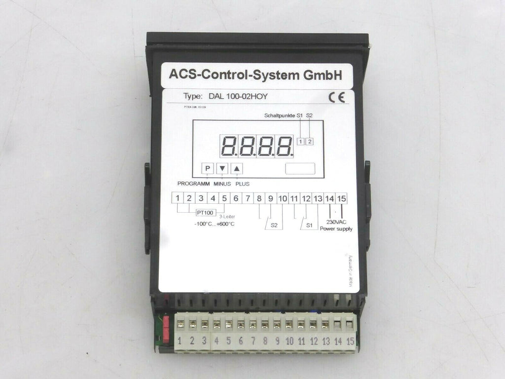 ACS-Control-System Temperatur-Regler DAL 100-02HOY
