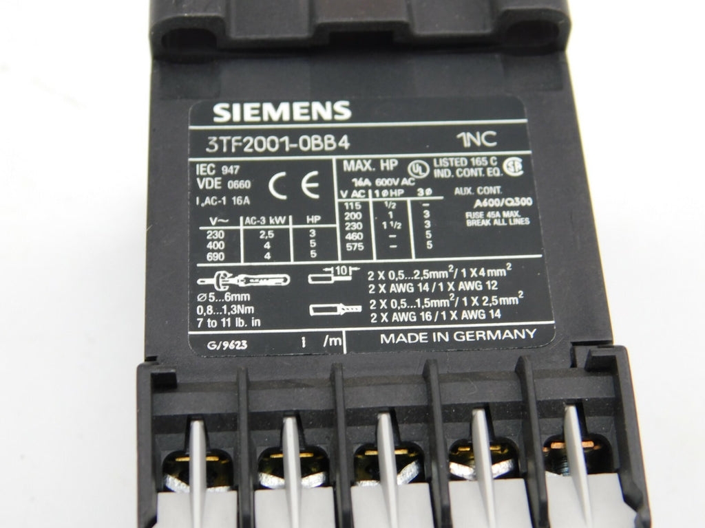SIEMENS Schütz TF 2001-0BB4 1NC ** 2 Stück **
