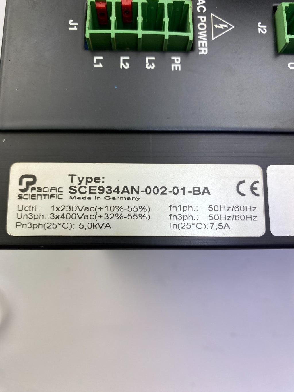 Pacific Scientific SCE934AN-002-01-BA