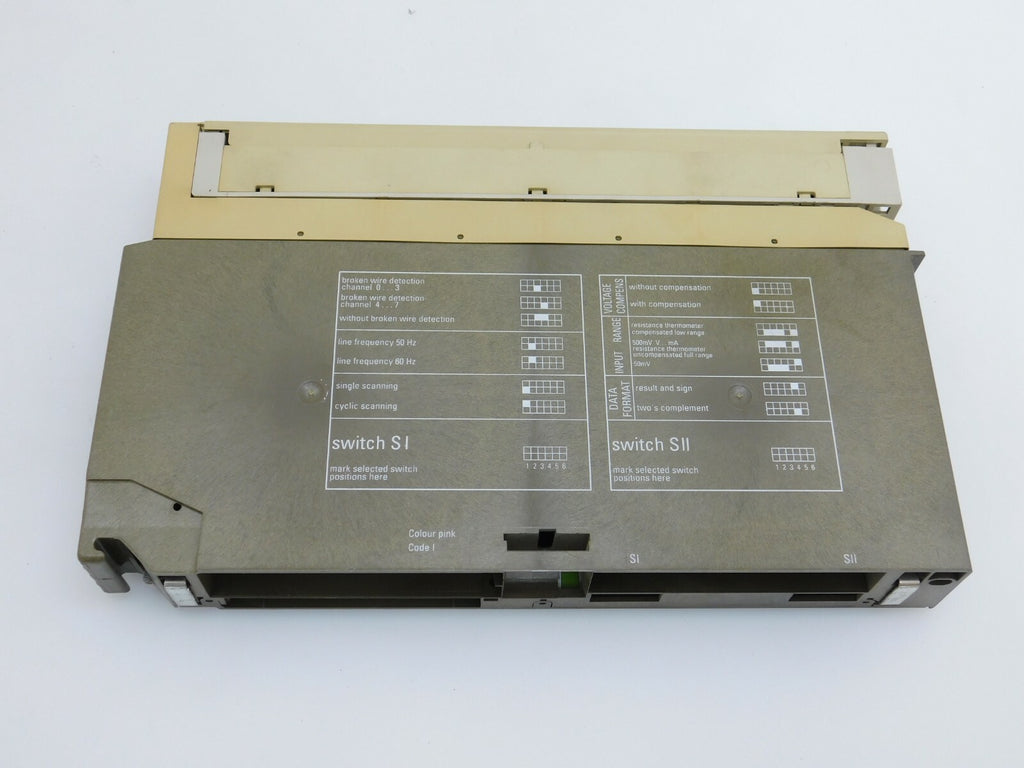 SIEMENS SIMATIC S5 6ES5460-7LA13 ANALOG INPUT 8 Channels