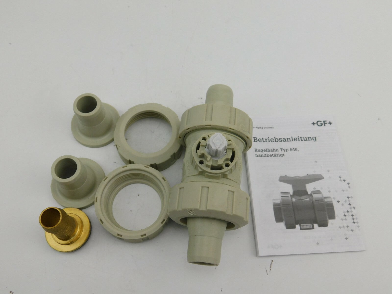 GEORG FISCHER +GF+ Kugelhahn 167 546 042 d20 DN 15 PP-H