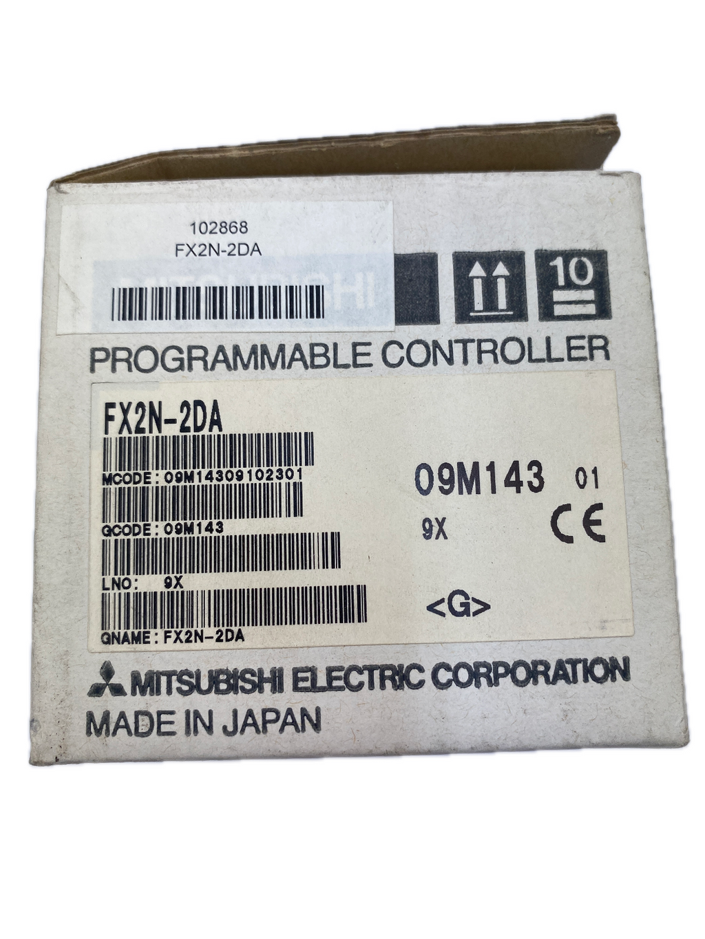 MITSUBISHI PROGRAMMABLE CONTROLLER MODEL FX2N-2DA OUTPUT: :0~10VDC 4~20mA
