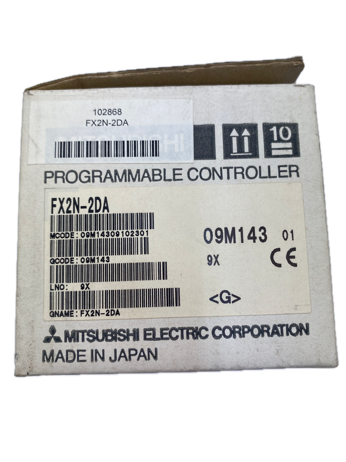MITSUBISHI PROGRAMMABLE CONTROLLER MODEL FX2N-2DA OUTPUT: :0~10VDC 4~20mA