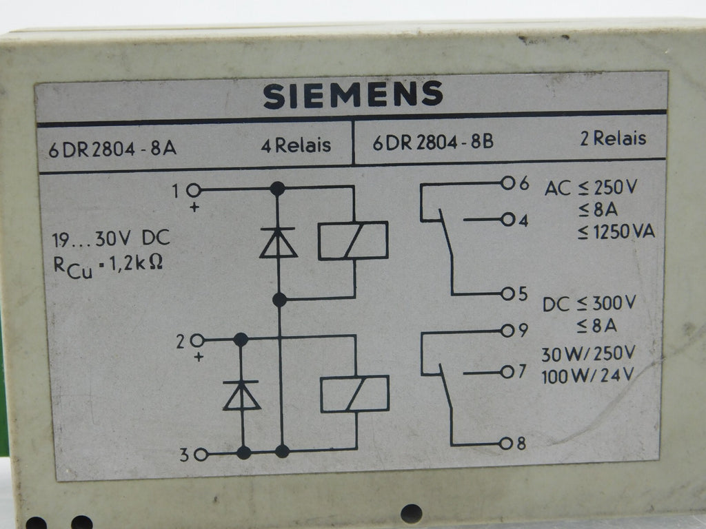 SIEMENS 6DR2804-8A
