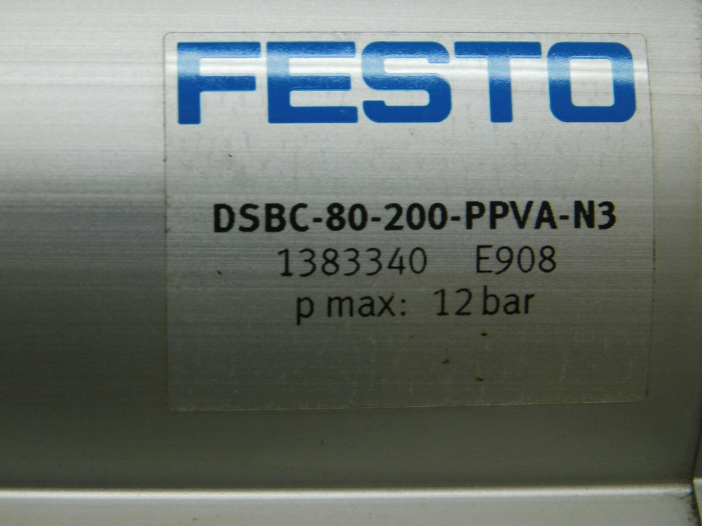 Festo DSBC-80-200-PPVA-N3  1383340 E908  pmax 12bar