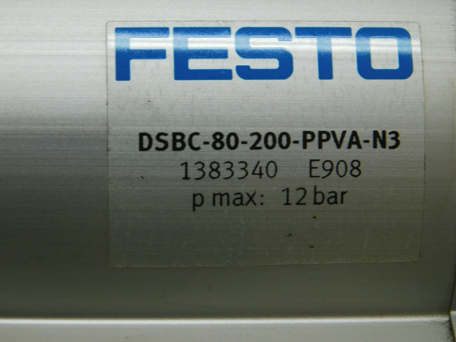 Festo DSBC-80-200-PPVA-N3  1383340 E908  pmax 12bar